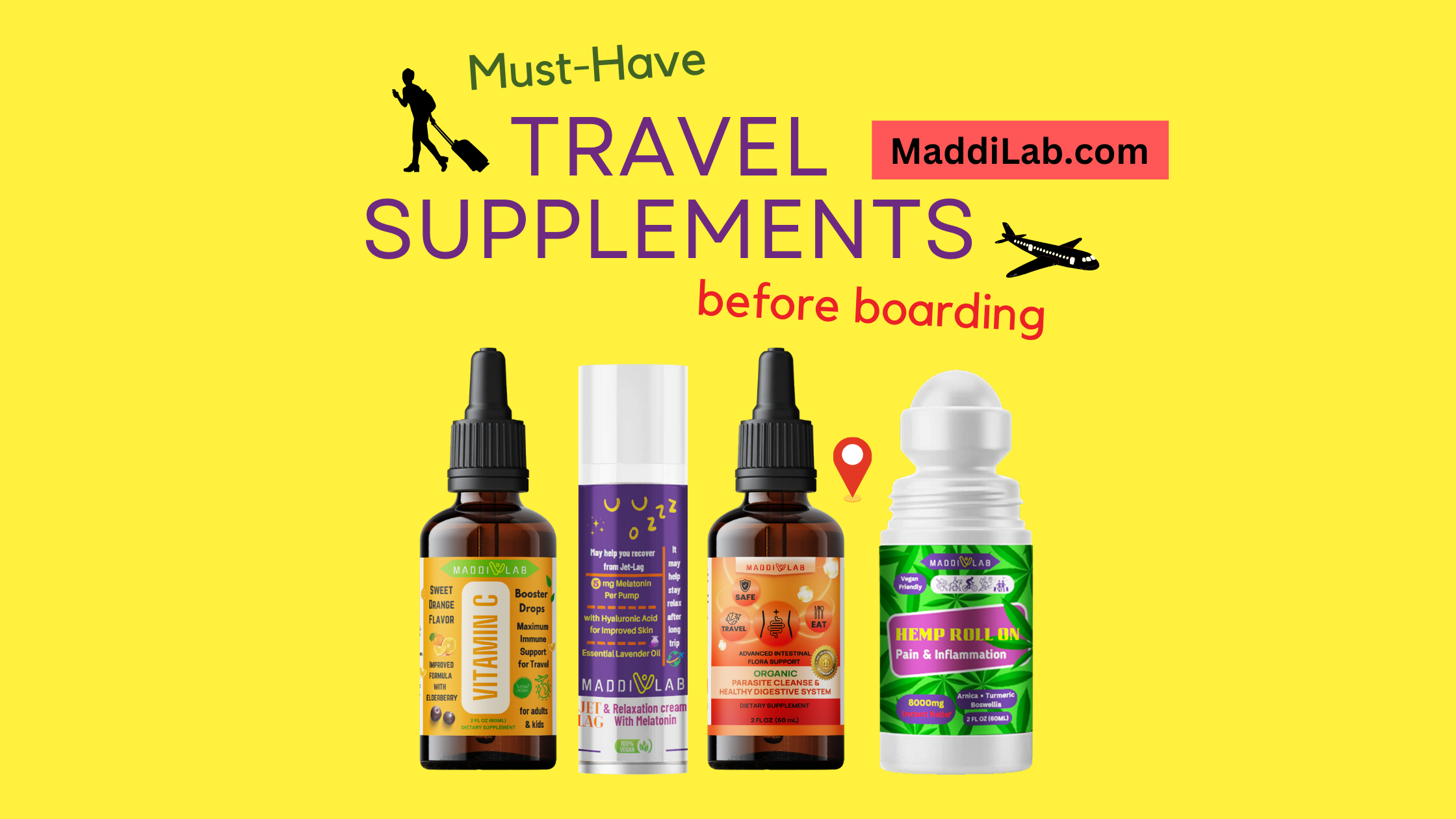 Travel supplements, Maddi Lab