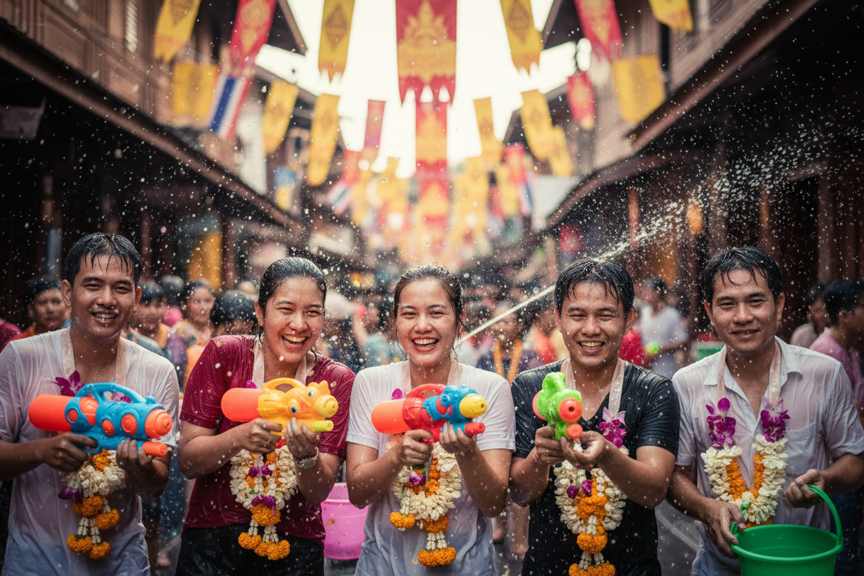 Songkran Water Fun
